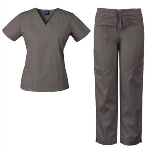 🍒03 7891 MedGear Women Scrub Set PEWTER XSMALL